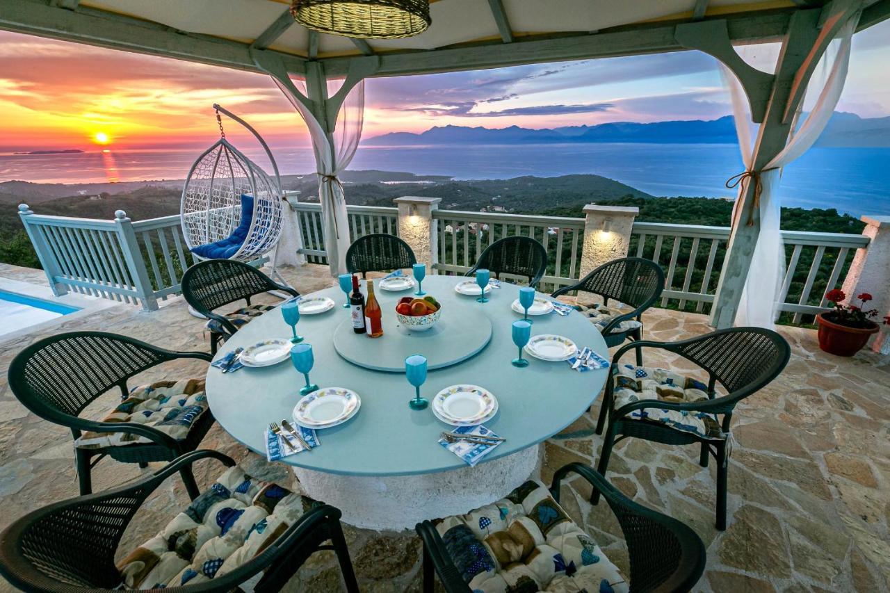 Villa Orizontas Corfu, Private Villa With Breathtaking Views Loutses Εξωτερικό φωτογραφία
