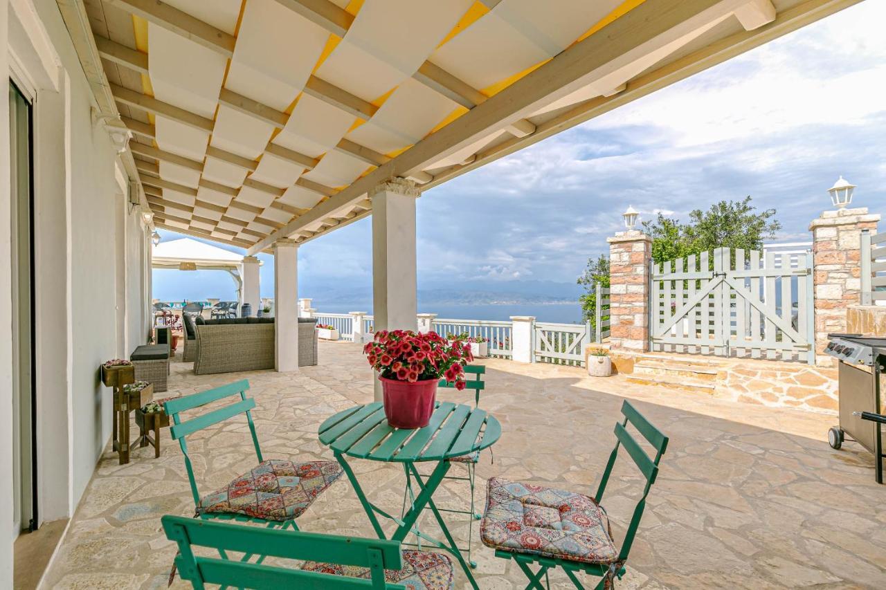 Villa Orizontas Corfu, Private Villa With Breathtaking Views Loutses Εξωτερικό φωτογραφία