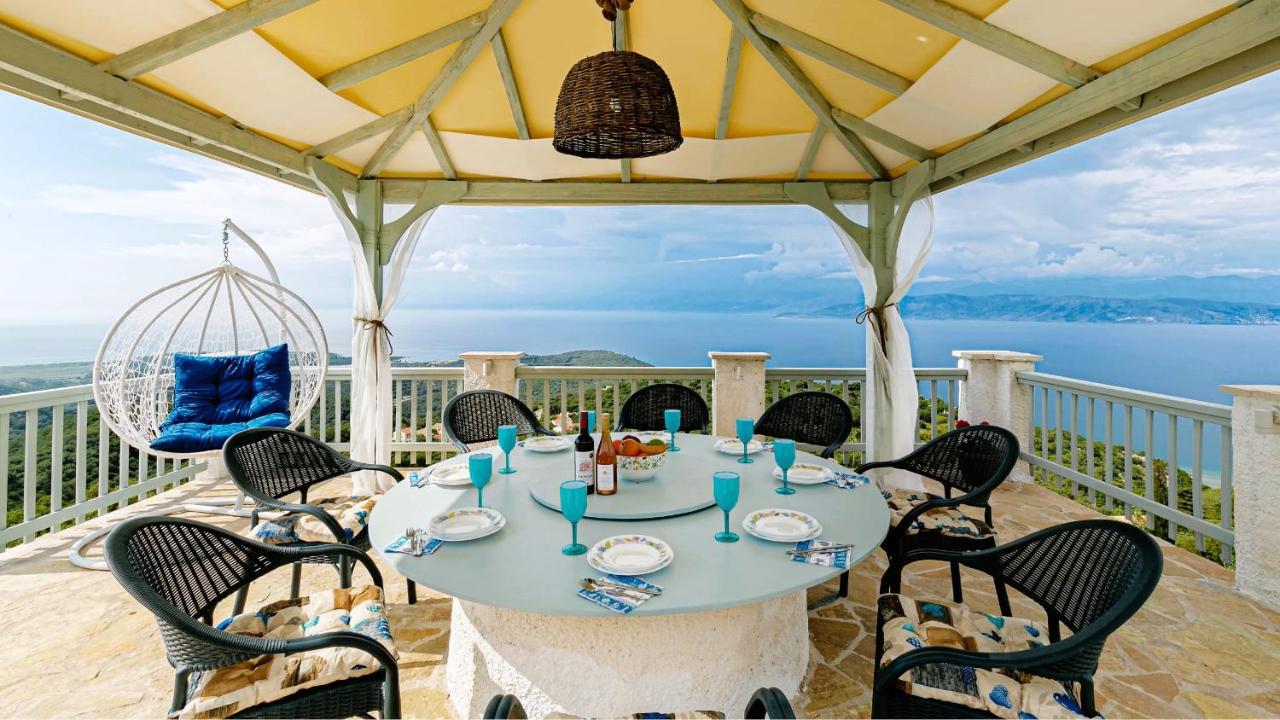 Villa Orizontas Corfu, Private Villa With Breathtaking Views Loutses Εξωτερικό φωτογραφία
