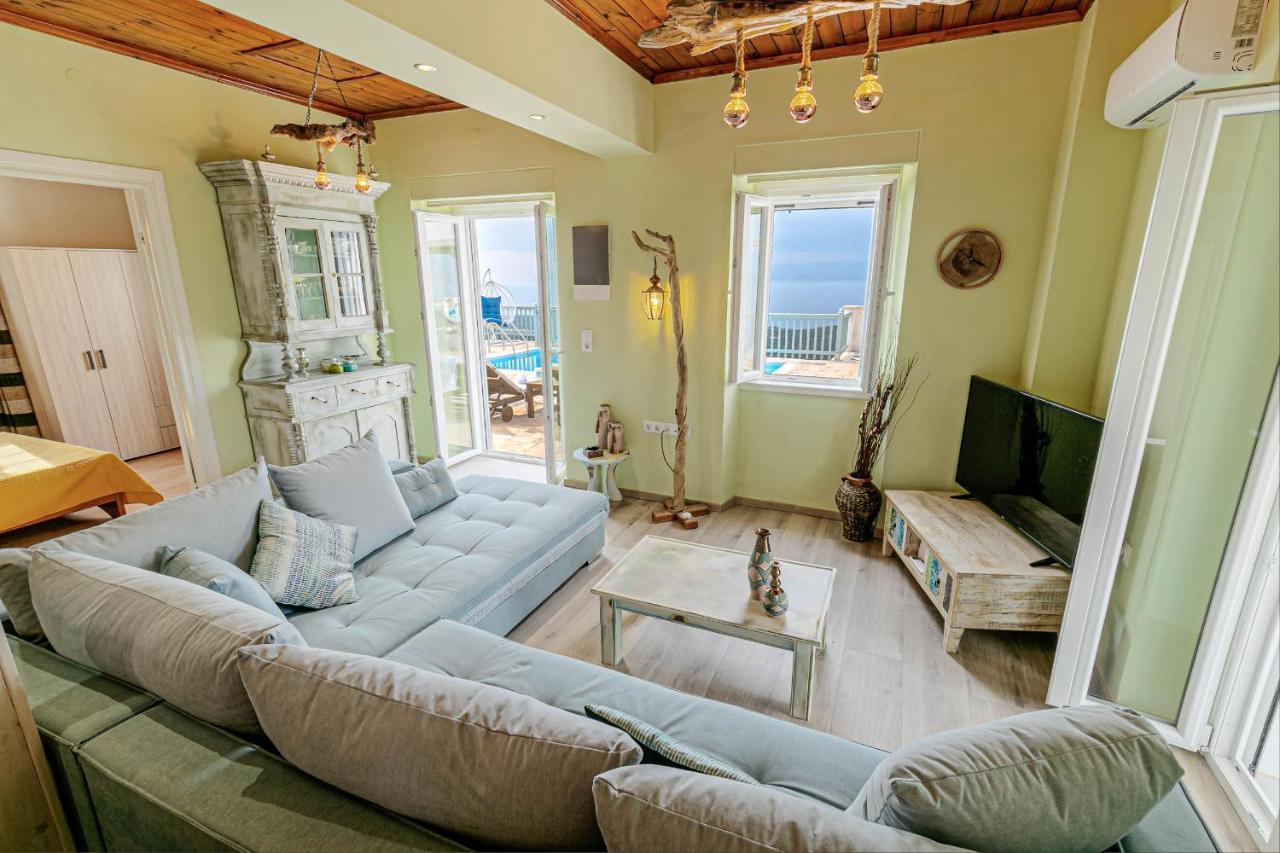 Villa Orizontas Corfu, Private Villa With Breathtaking Views Loutses Εξωτερικό φωτογραφία
