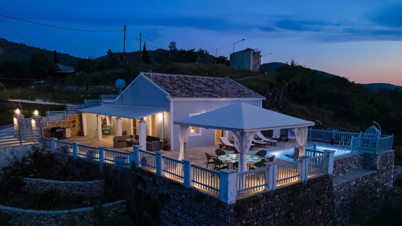 Villa Orizontas Corfu, Private Villa With Breathtaking Views Loutses Εξωτερικό φωτογραφία